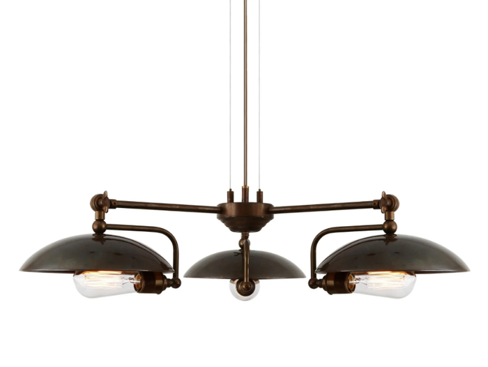 CHULAINN B 3 Arm - Swivel brass chandelier _ mullan lighting